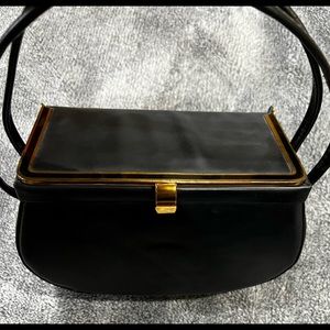 Vintage Box Purse Handbag Clutch -